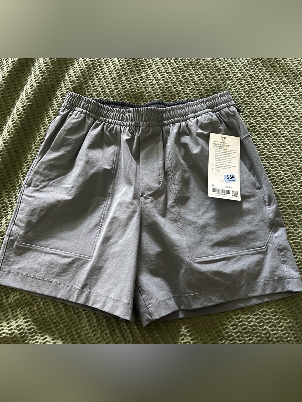 Mens Lululemon Bowline Short 5” Versatwill
